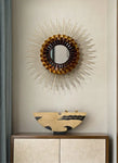 Miroir Soleil Fer Forgé Noir Miroir Soleil ®