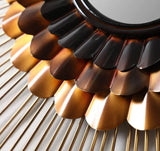 Miroir Soleil Fer Forgé Noir Miroir Soleil ®