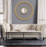 Miroir Rond Doré Soleil Miroir Soleil ®