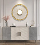 Miroir Rond Doré Soleil Miroir Soleil ®