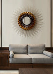 Miroir Soleil Fer Forgé Noir Miroir Soleil ®