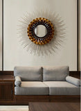 Miroir Soleil Fer Forgé Noir Miroir Soleil ®